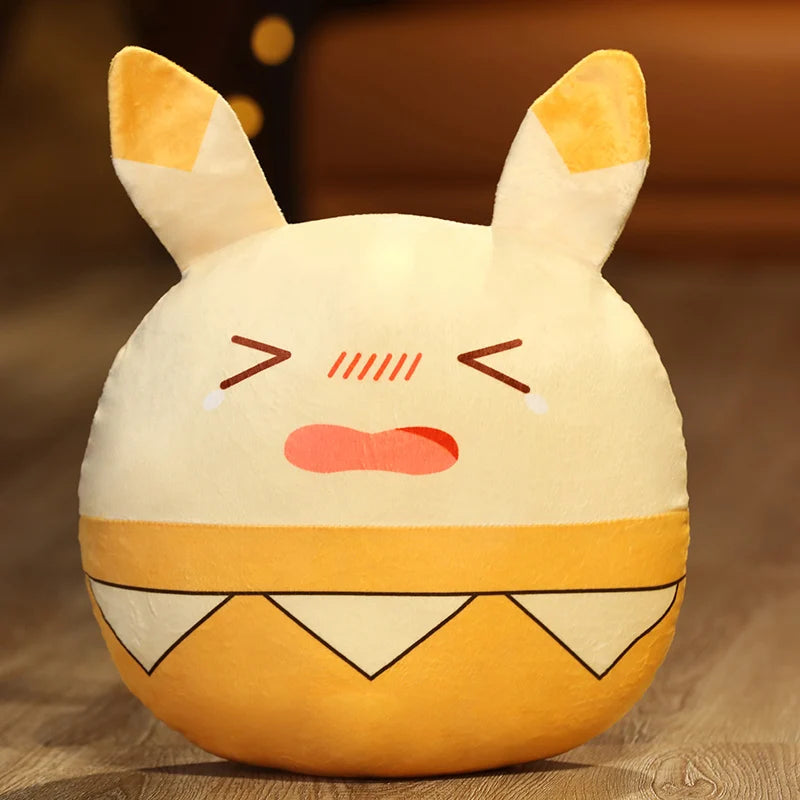 Kawaii Genshin Slime Pillow Genshin Impact Plush Cushion Cute Anime Game Stuffed Original God Cosplay Fans Peluche for Kid Gift