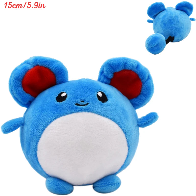 Pokemon Poke Ball Gengar Jigglypuff Psyduck Charmander Plush Toys Anime Dragonite Mudkip Mew Marill Porygon Peluche Dolls Gifts