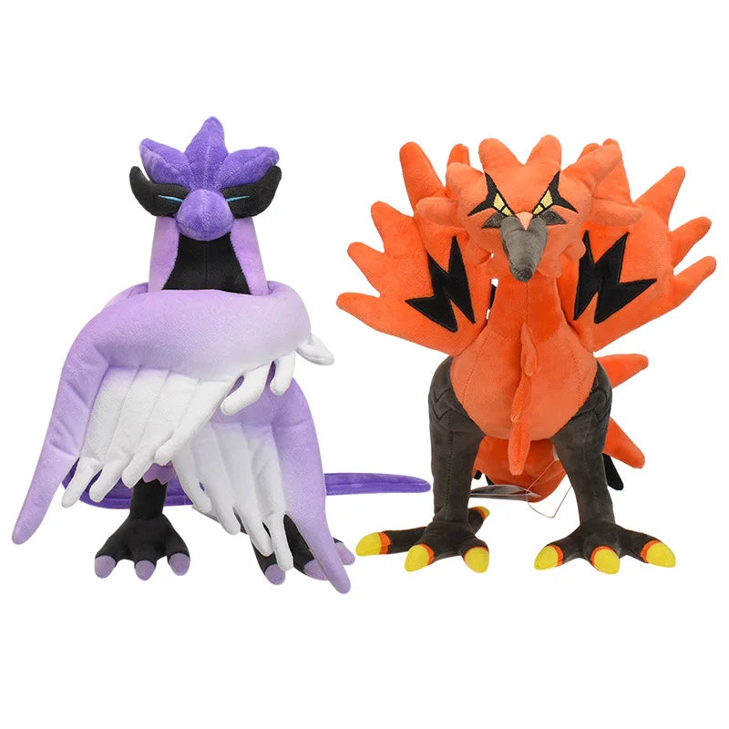 Pokemon Plush Galarian Moltres Articuno Soft Stuffed Action Plushie Dolls Anime Collection Decoration Toys Gifts