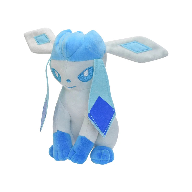 Glaceon Peluche Pokemon Plush Toys Cartoon Cute Dolls Kawaii Stuffed Dolls Birthday Christmas Gift For Kids Friends Collection