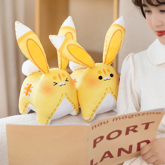 Hot Sale Genshin Impact Games Yaoyao Cosplay Props Laurel Rabbit Plush Toy Pillow Pendant Cartoon Anime Soft Dolls Birthday Gift