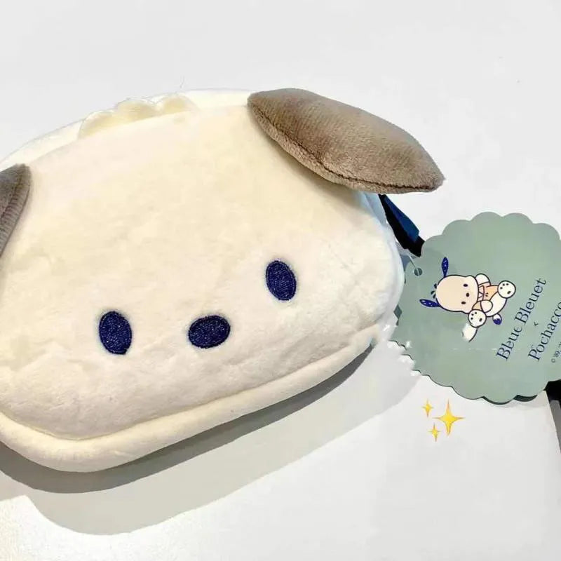 Kawaii Sanrio Plush Pochacco Bag - Plushy Mart