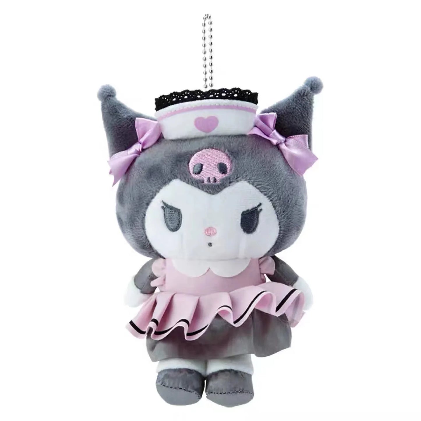 New Plush Nurse Strawberry Kuromi Toys Embracing Love and Baby Plush Dolls Bag Pendant Childre's Birthday Gift