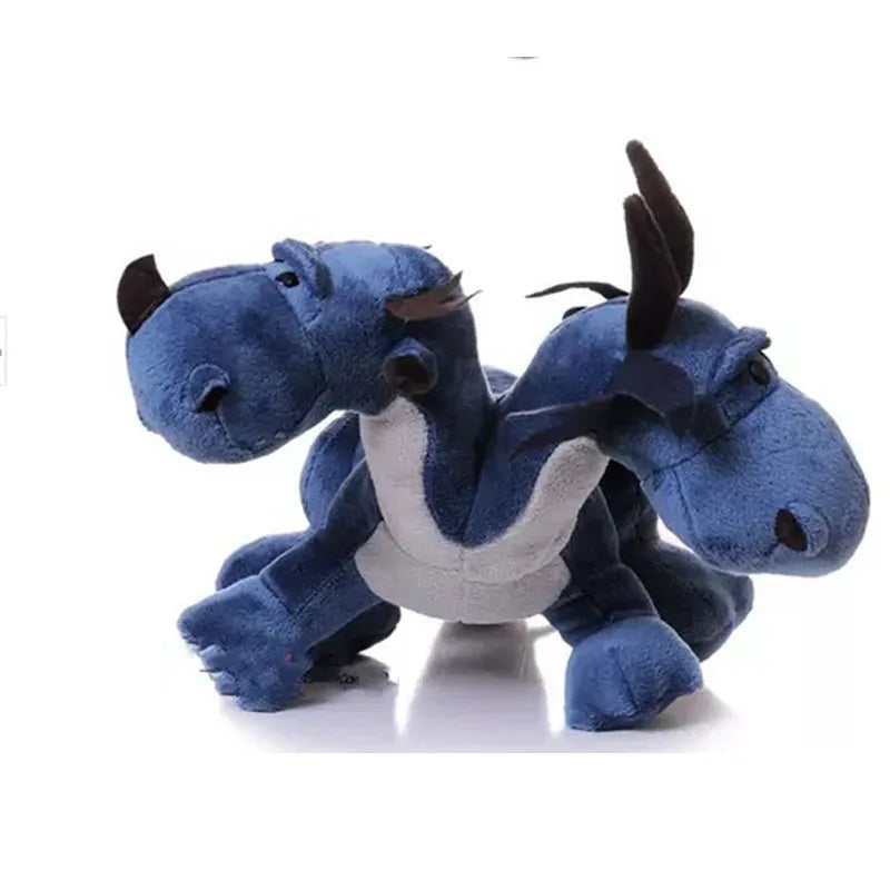 25CM Kawaii Dinosaur Plush Toys Double-headed Animals Stuffed Dolls Cartonn Anime Two head Dragon For Children Kids Boys Gift