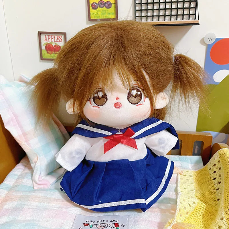 20cm IDol Doll Anime Plush Cotton Dolls with Clothes Cute Stuffed Star Figure Doll Toys Plushies Toys Fans Collection Gifts