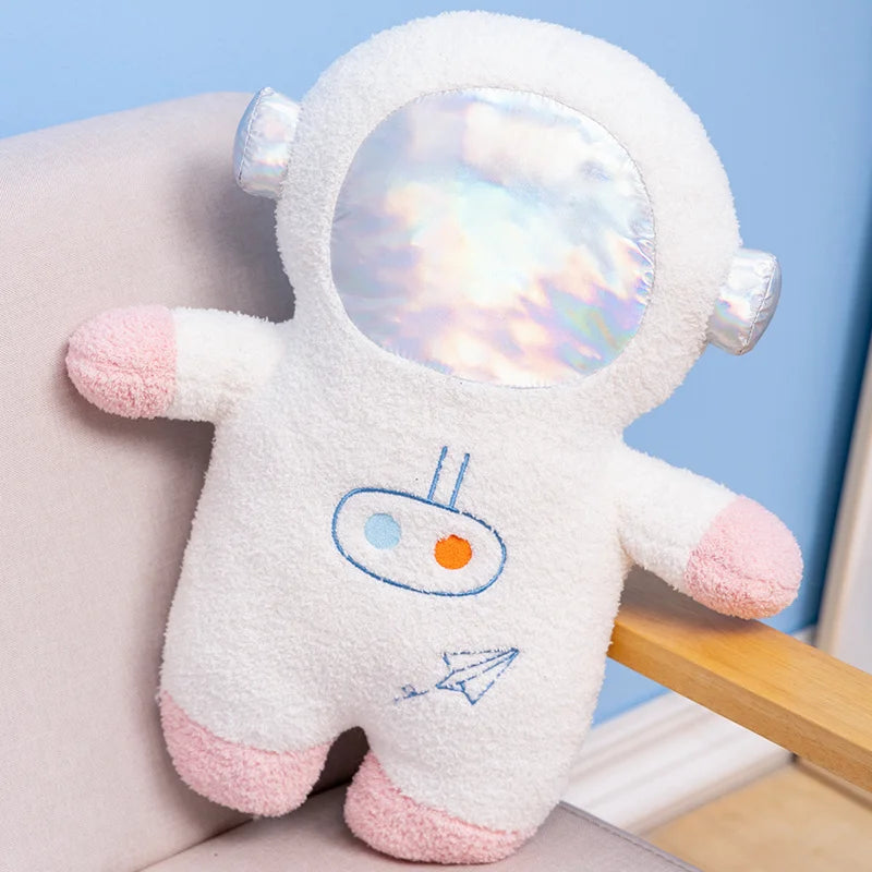 Cartoon Astronaut Spaceman Rocket Plane Plush Toys Spacecraft Simulation Space Series Stuffed Plush Doll Pillow Birthday Gifts