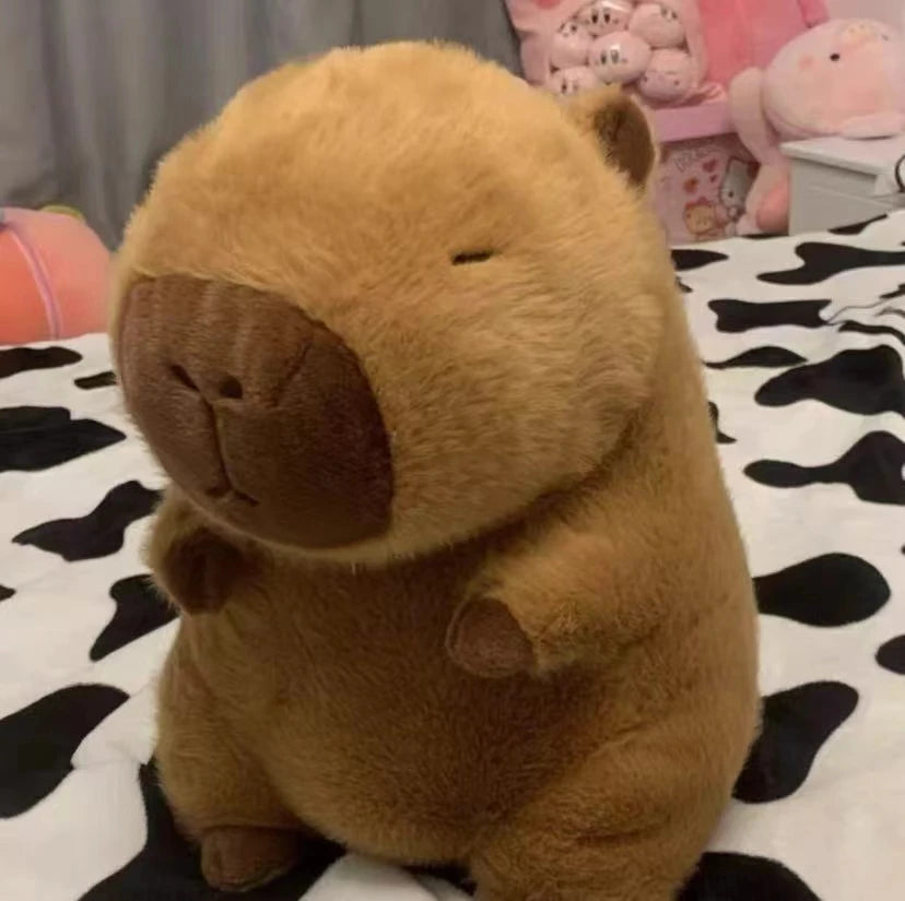 25-55CM Kapibala Capybara Plush Toy Internet Celebrity Capybara Jun Doll Ugly Cute Doll Guinea Pig Doll Boys Girls Anime Kawaii