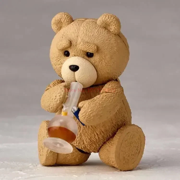 Ted 2 Figure Bjd Ted Teddy Bear Action Figure Amazing Yamaguchi Revoltech No.006 Teddy Brick Figure Gk Movie Model Doll Toy Gift