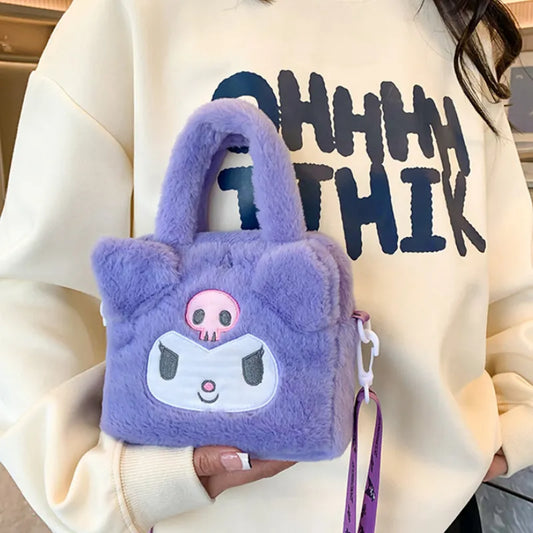 Kawaii Sanrio Plush Bag for Girls - Plushy Mart