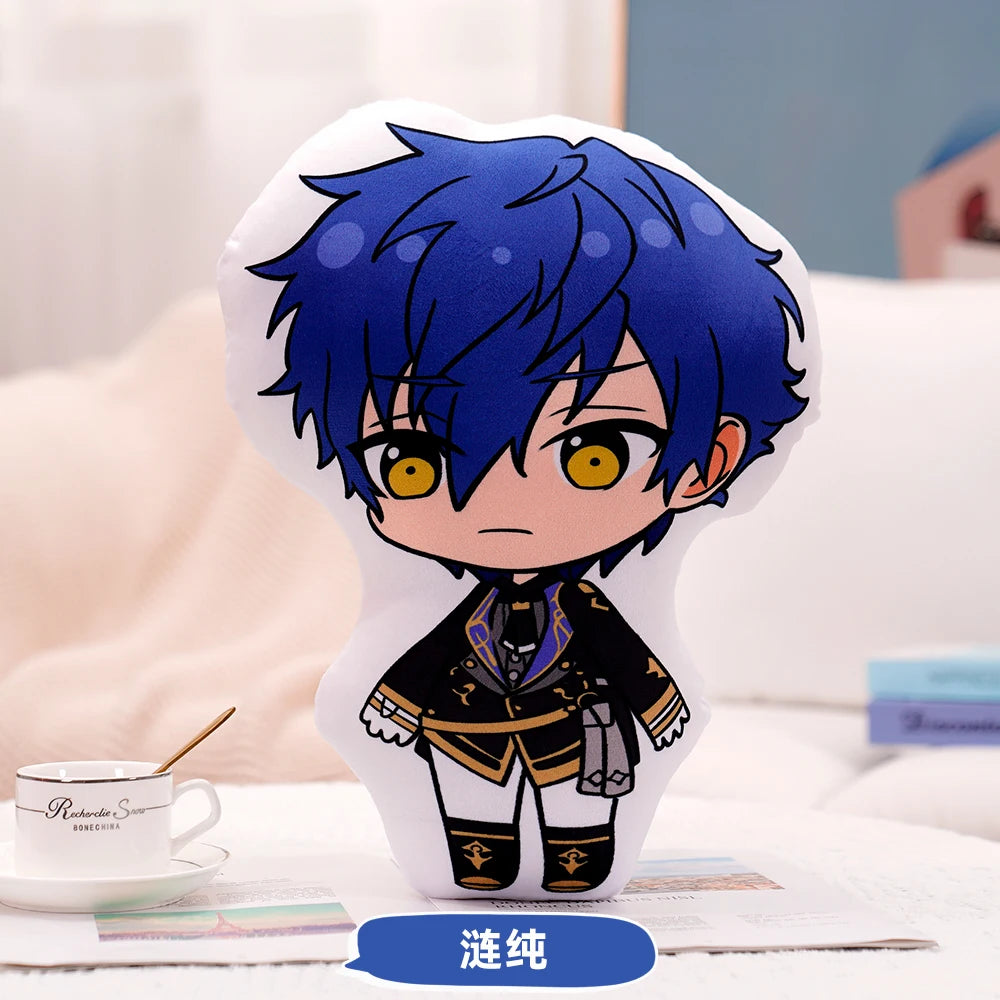 45cm Ensemble Stars Plush Toy Cartoons Anime Knights UNDEAD Tsukinaga Leo Sena Izumi  Throw Pillow Cosplay Props Sofa Cushion