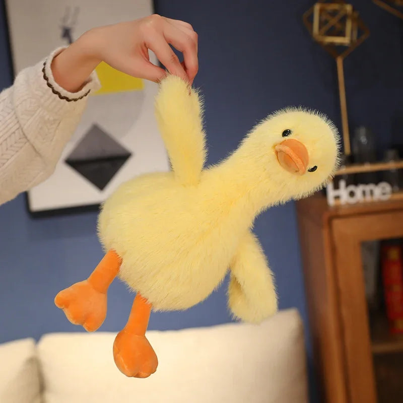 34/45cm Kawaii Lifelike Call Duck Plush Toy Realistic Cute Colour Duck Stuffed Animal Toy Gift For Kids Pets Simulated Duck Gift