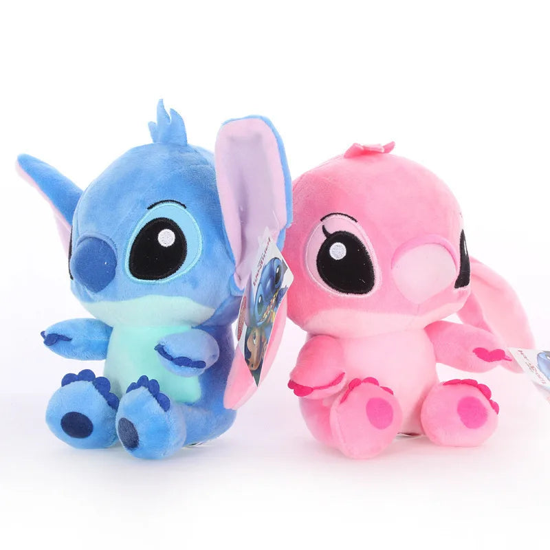 20cm Stitch Stuffed Plush Models Cartoon Stuffed Lilo Plush Dolls Anime Plush Baby Toys Kawaii Kids Birthday Gift