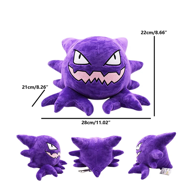 Pekomon Plush Toy Skeledirge Bulbasaur Charmander Gastly Fuecoco Stuffed Sprigatito Dratini Pikachu Peluche Doll Birthday Gifts