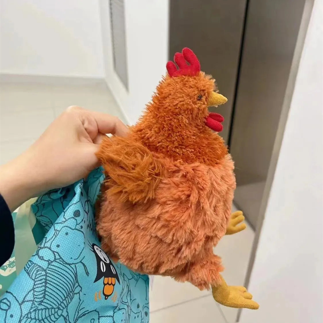 Cartoon Simulation Jeycat Hen Plush  Rooster Doll CeileChckn Creative Plush Children's Gift Toy