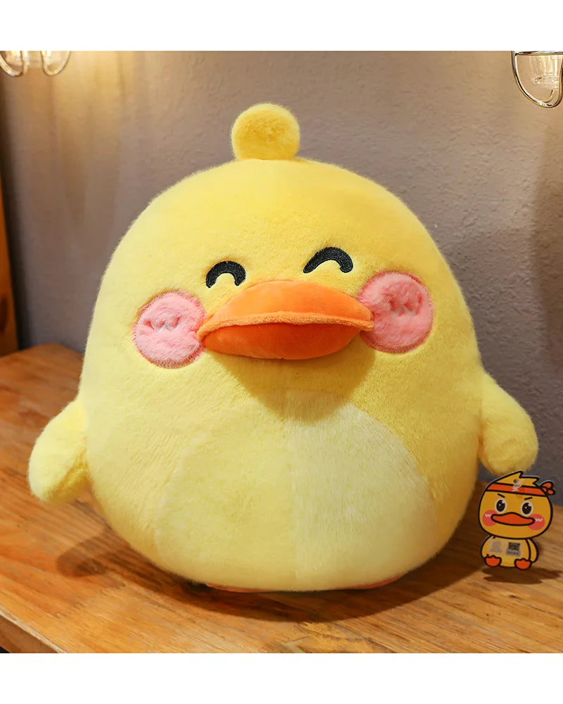 Genuine Cute Yuanqi Duck Doll Funny Cartoon Plush Duck Toys Large Pillow Rag Doll Creative Doll Girls Birthday Gift Toy