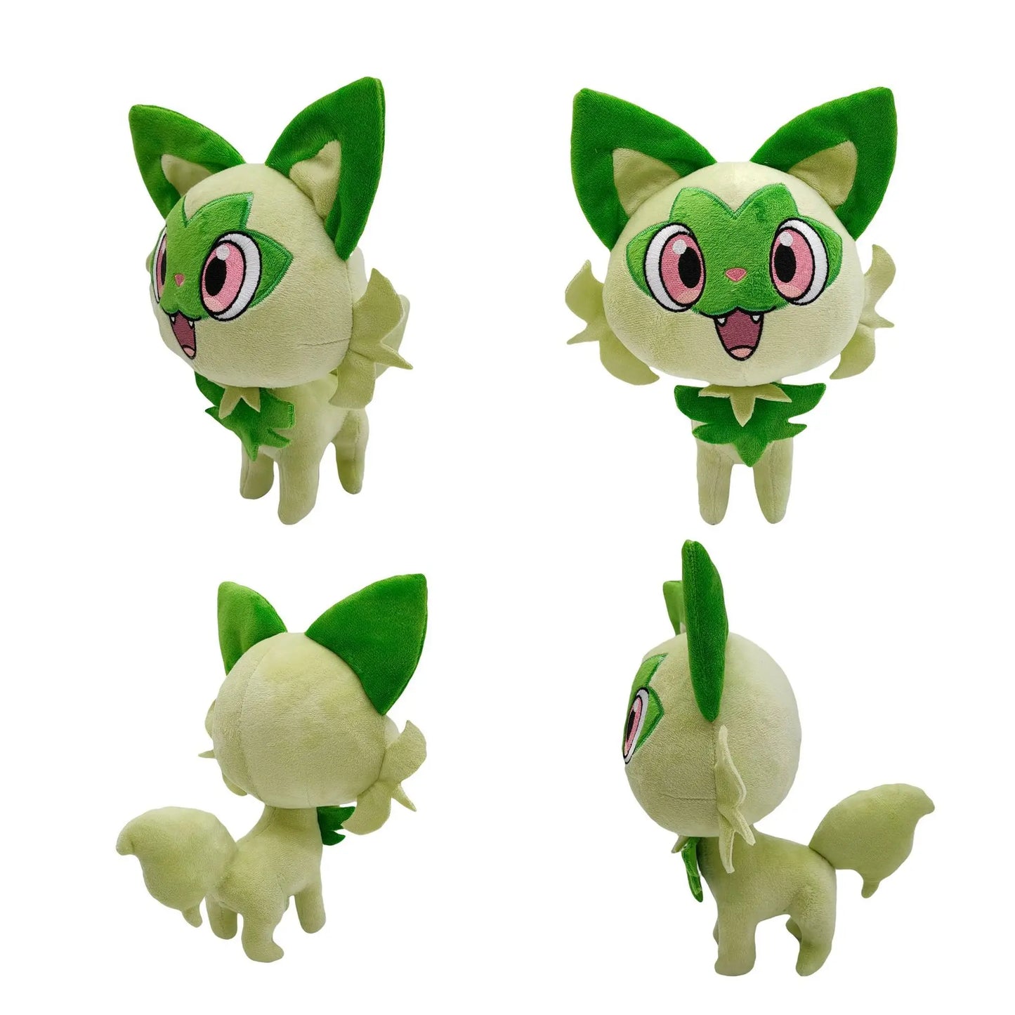 25cm Sprigatito Pokemon Plush Doll Japan Movie Anime Cat Sprigatito Green Fox Fuecoco Quaxly Stuffed Toy Birthday Gift For Kids