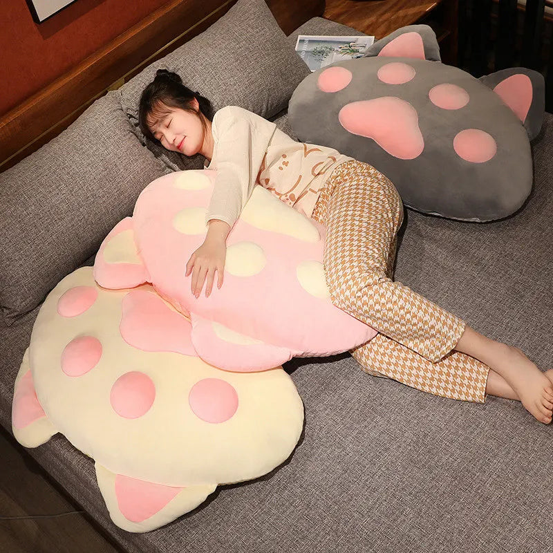 2 Sizes Giant Paw Pillow Animal Seat Cushion Stuffed Plush Sofa Indoor Floor Mat Home Bed Sofa Cushion Nice Present For Girls