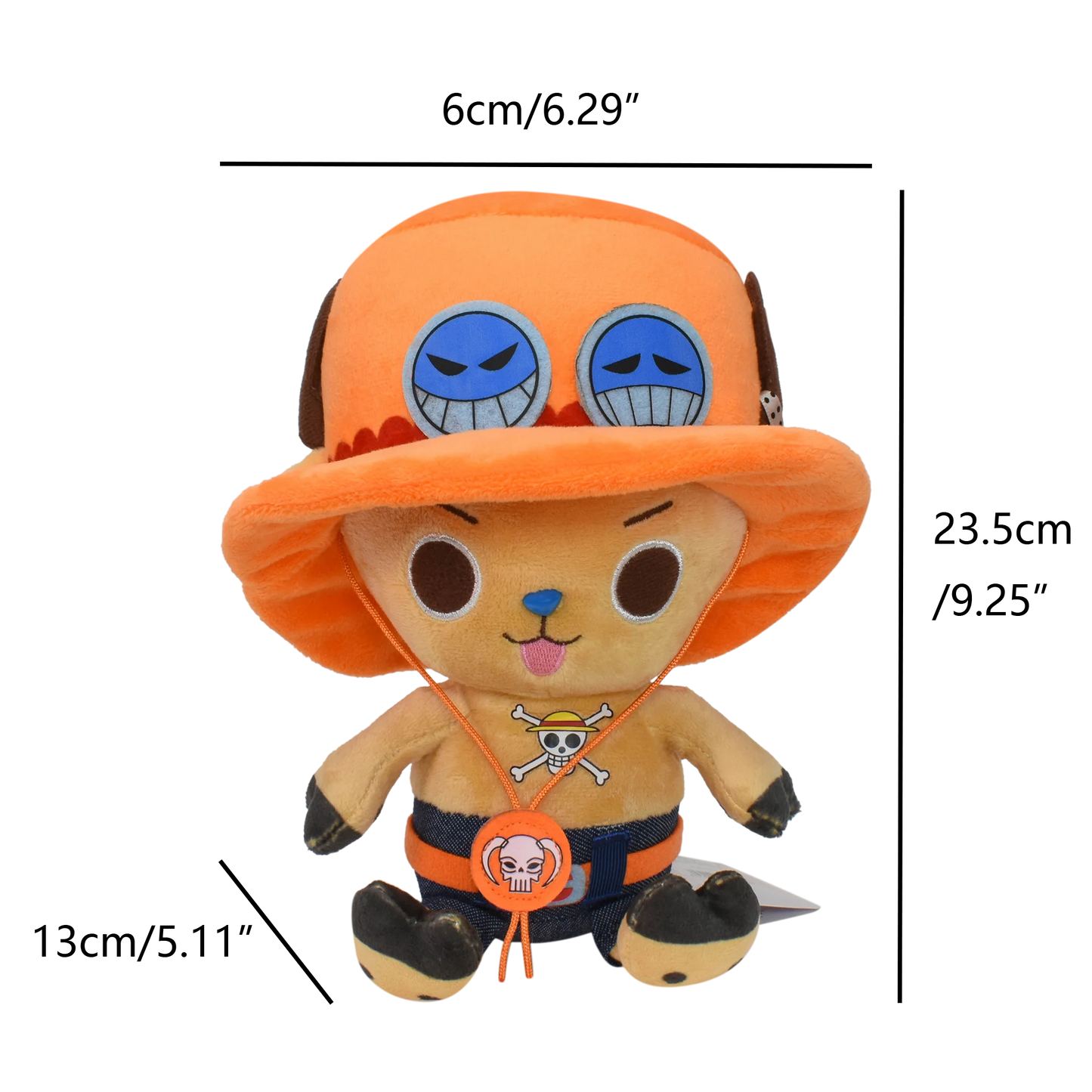 Monkey·D·Luffy Trafalgar D Water Law Tony Tony Chopper Luffy Plush Toy, Peluche Dolls Stuffed Figure for Kids Gift