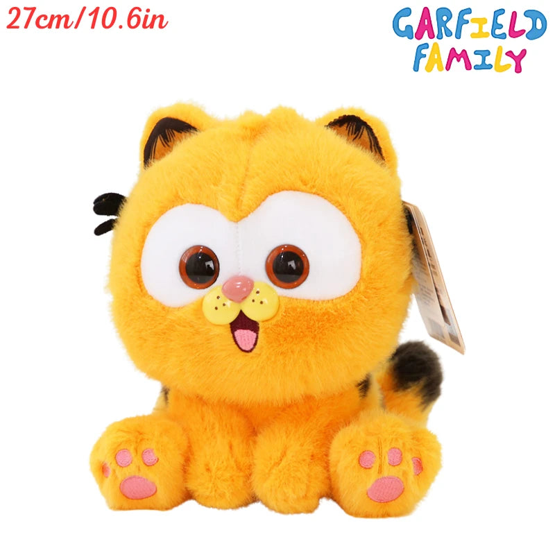 Original Garfield Family Kawaii Plush Toys Cute Anime Garfield Cat Odie Stuffed Animals Plushies Peluche Dolls Birthday Gift Kid