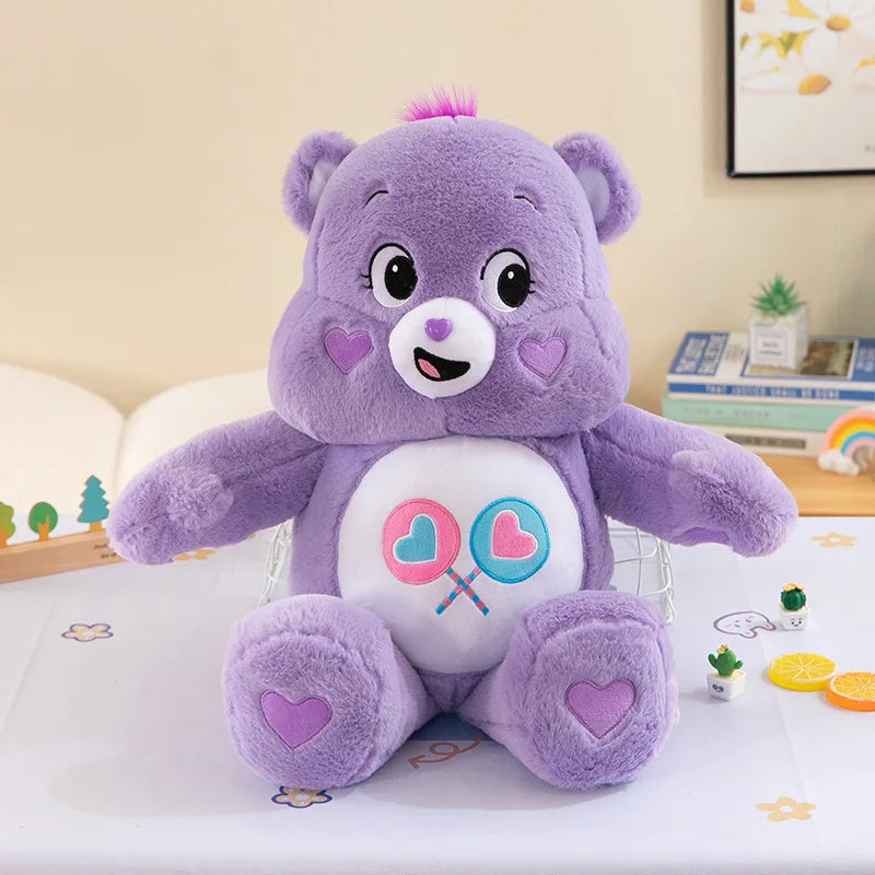 40cm Miniso Rainbow Bear Cartoon Plush Doll Super Soft and Soothing Sleeping Doll Surprise Children's Birthday Gift