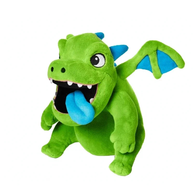 25-36cm Bandai Tribal Flying Plush Dragon Baby Royal Revenge Rolling Wood Doll Stuffed Animal Pillow Conflict War Toy Model