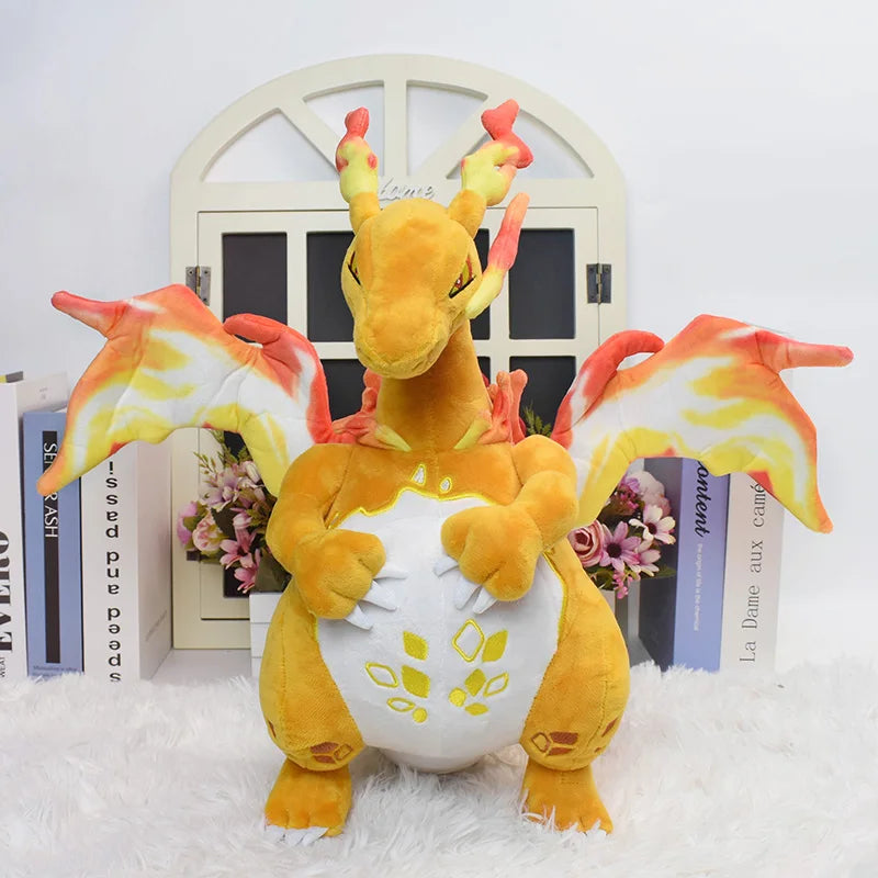 Pokemon Charizard X Y Soft Plush Toys Anime Rayquaza Fuse Gigantamax Charizard Cool Stuffed Animals Peluche Dolls Birthdays Gift