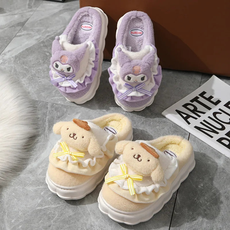 Kawaii Sanrio Home Slippers - Plushy Mart