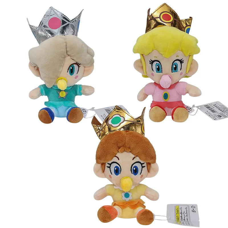 Princess Peach Mario Plush Toys Kawaii Stuffed Dolls Cartoon Cute Dolls Birthday Christmas Gift For Kids Collection