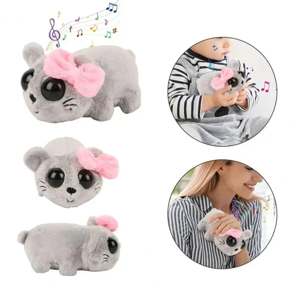 Music Sad Hamster Meme Plush Toy Fun Sounding Hamster Stuffed Animals Kawaii Dolls Kids Toy Gifts Birthday Valentine's Day Gifts