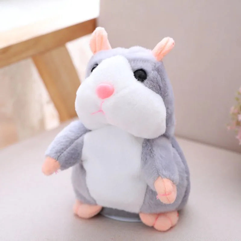 Talking Hamster Plush Toys Speak Talk Sound Record Repeat Stuffed Plush Animal Kawaii Hamster Toy for Children Kid Xmas Gift