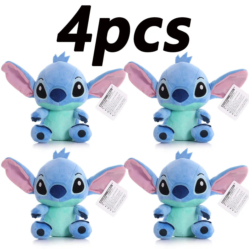 12cm 20cm 25cm Stitch Stuffed Plush Models Cartoon Stuffed Plush Dolls Anime Plush Baby Toys Kawaii Kids Birthday Gift