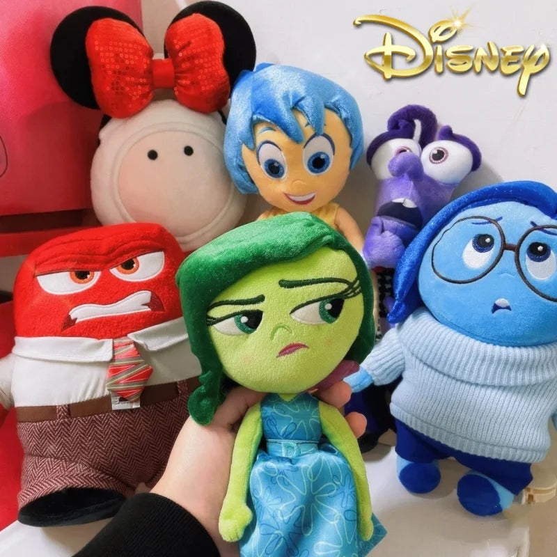 21-26cm Inside Out Cartoon Characters Bing Bong Joy Sadness Anger Disgust Fear Plush Toys Doll Gifts For Children Birthday Gifts