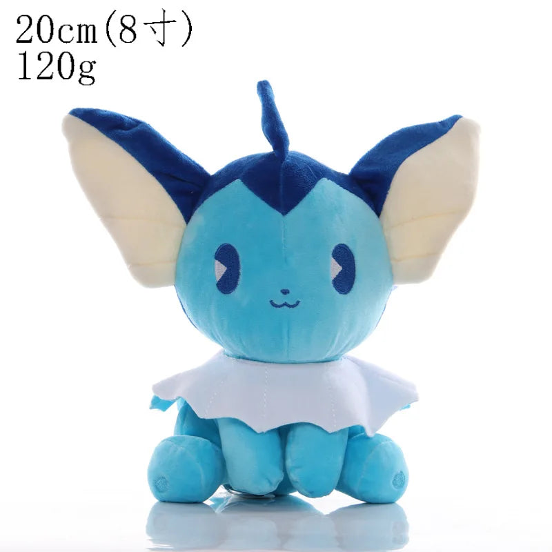 Pokemon Pikachu Eevee Family Plush Dolls Sylveon Leafeon Flareon Jolteon Vaporeon Stuffed Toys Hobbies Xmas Gift For Kids