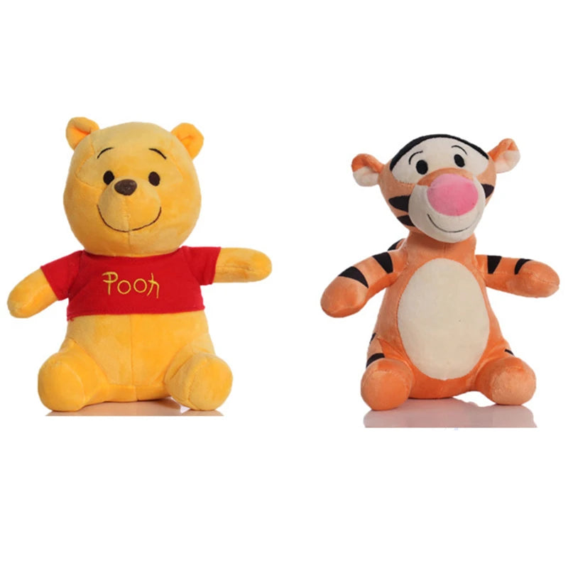 Cute Cartoon Bear Donkey Tigger Piglet Pig Plush Doll Comfortable Rag Doll Sitting Little Tiger Children's Toy