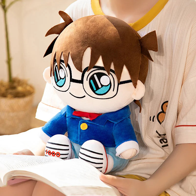 Cartoon Anime Detective Conan Plush Stuffed Toy Doll Cosplay Decoration Ornament Cute Baby Child Girlfriend Birthday Gift