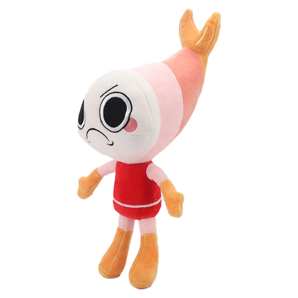 39cm/15.35in Dandy’s World Plush Shrimpo Plush Toys Game Peripheral Figure Doll Birthday Gifts Toys for Kids Room Decoration