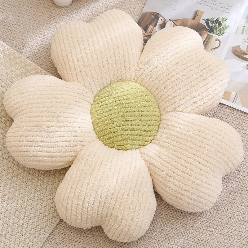 65cm Colorful Cherry Petal Plush Pillow Stuffed Plant Flower Plushie Cushion Girl's Living Bedroom Home Decorative Pillows