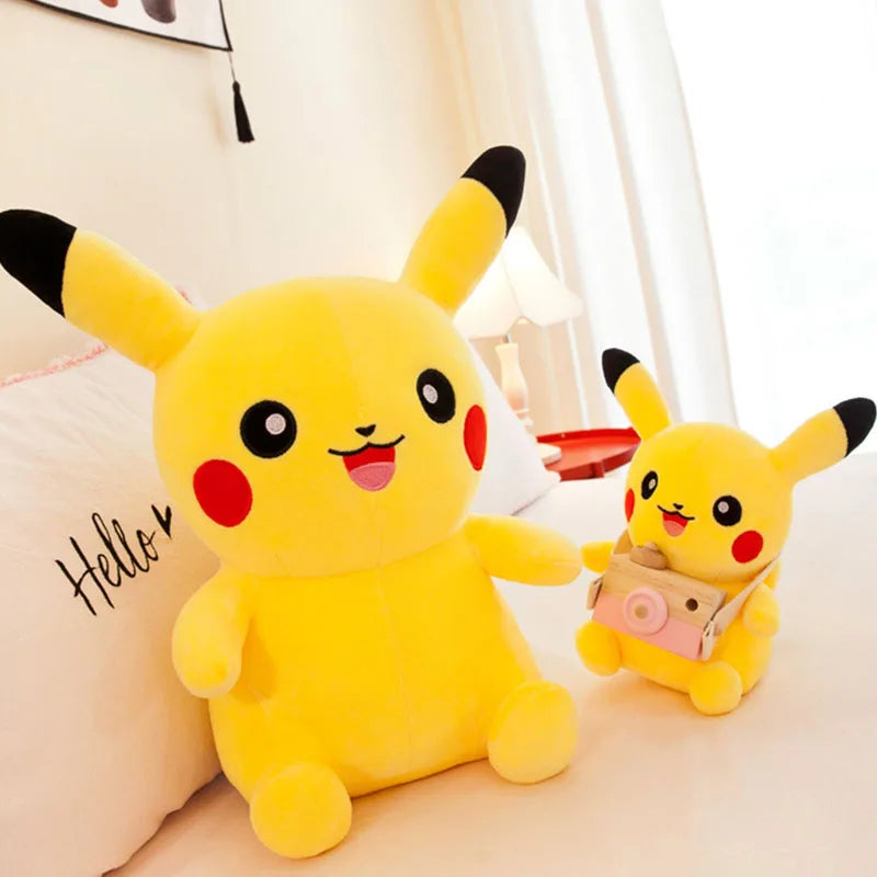 60cm Pikachu Plush Toys Big Size Pokemon Plushies Stuffed Animals Doll Cute Pikachu Pillows Dolls Children's Birthday Gifts