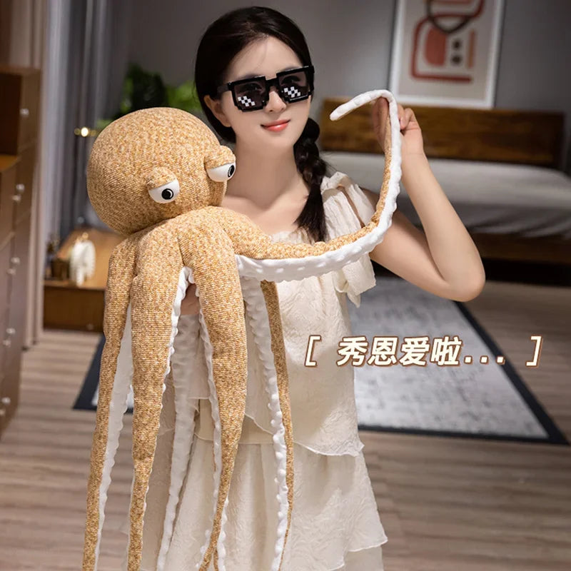 Kawaii Lifelike Octopus Plush Toy Stuffed Simulation Sea Animal Plush Toys Octopus Dolls & Stuffed Toys for Children Gift