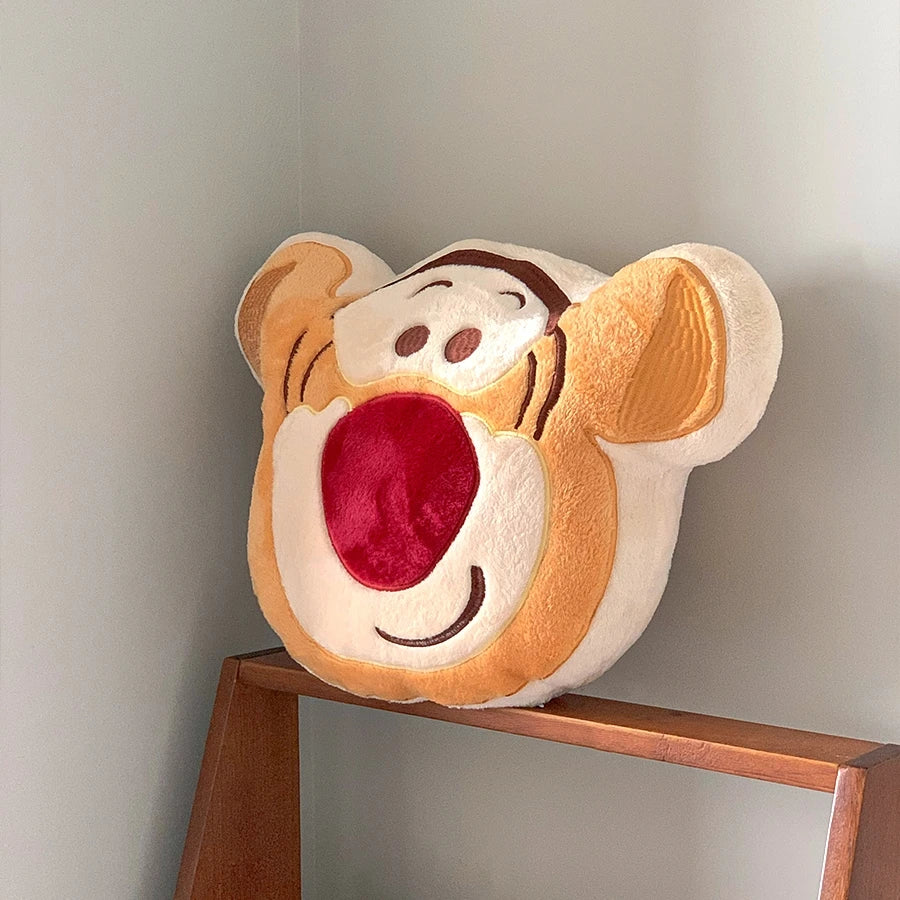 40cm Disney Cute Pooh Bear Stitch Plush Toy Anime Plushies Lotso Tigger Sullivan Throw Pillow Cushion Cuddly Stuffed Cartoon