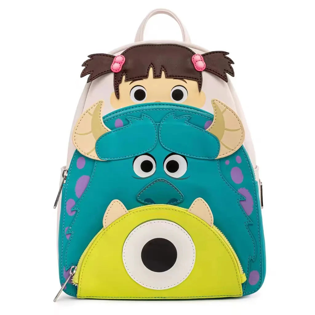 Stitch Children's Backpack Baby Yoda Lady Bags Toy Story 3 Alien Sally Backpack Monsters Inc Boo Mini Backpack Handbag for Girls