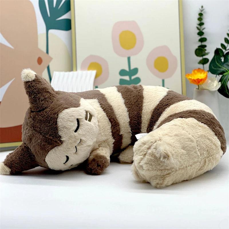 New Pokemon Sleep Cubone Chikorita Lucario Soft Plush Pilows Kawaii Anime Scorbunny Slowpoke Stuffed Animals Peluche Dolls Gift