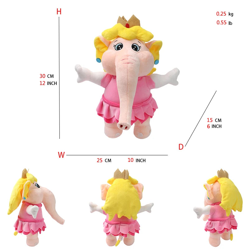 Balloon Mario Plush Soft Toys Poplin Rolla Koopa Elephant Fruit Goomba Animals Dolls Elephant Princess Daisy Peach Kawaii Gifts