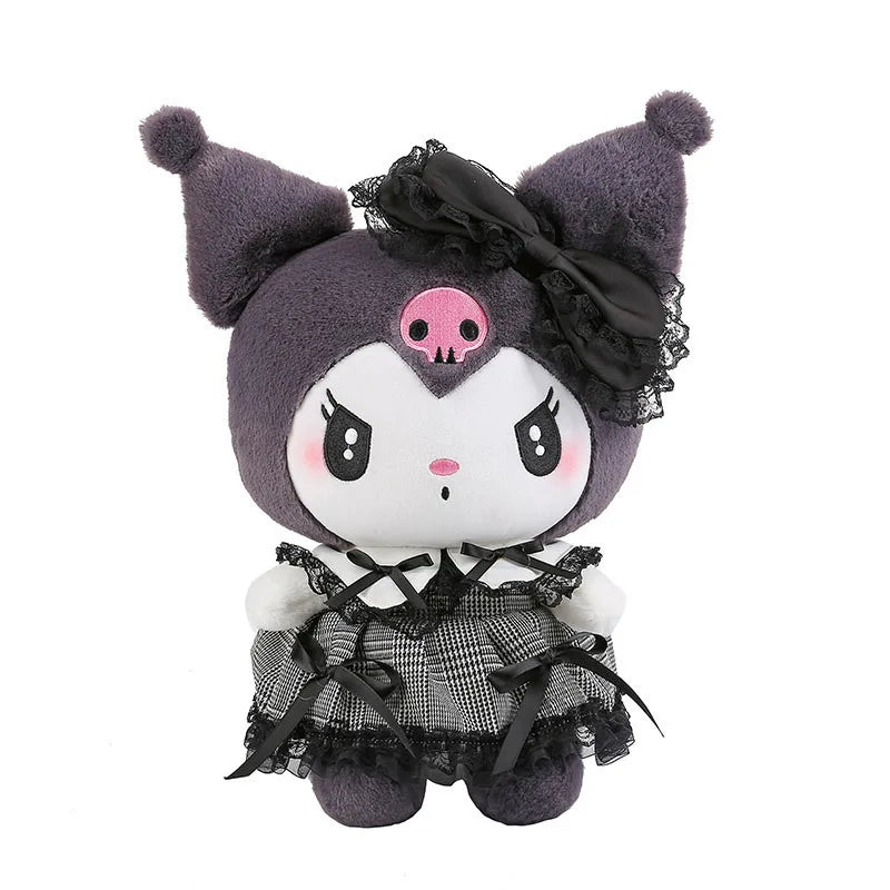 Surrounding Toys Gothic Style Kuromi Melody Plush Toy Dolls Sanrio Plush Dolls Wholesale Gifts For Girls Cute Pillows Pp Cotton