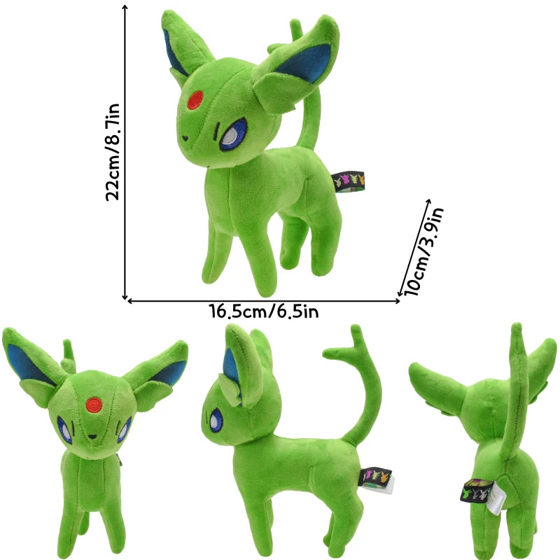 Pokemon Shiny Eevee Sylveon Flareon Vaporeon Espeon Umbreon Leafeon Glaceon Jolteon Plush Toys Cute Stuffed Peluche Dolls