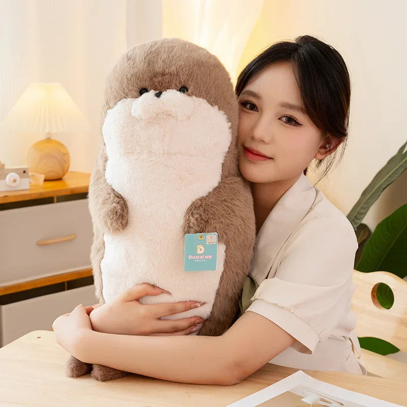 Lovely Sea Lion Seal Plush Toy Stuffed Animal Sea Otter Soft Doll Sleeping Pillow Sofa Cushion Cute Christmas Birthday Gift