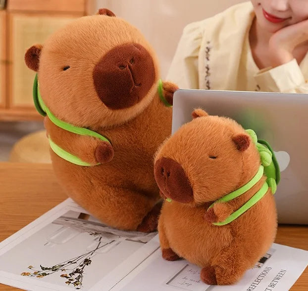 Capybara Plush Simulation Capibara Anime Fluffty Toy Cute Doll Stuffed Animals Soft Doll Plush Christmas Thanksgiving Gift