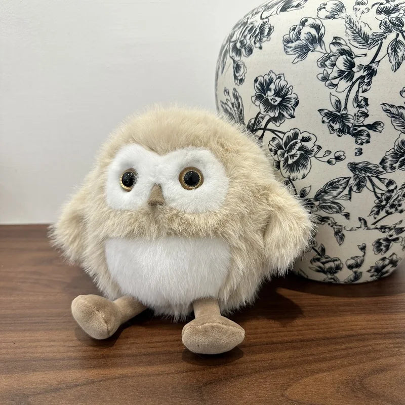 Cartoon Simulation Fluffy Owl Doll Cute Owl Bird Doll Plush Toy Boys And Girls Children Gift Home Decoration