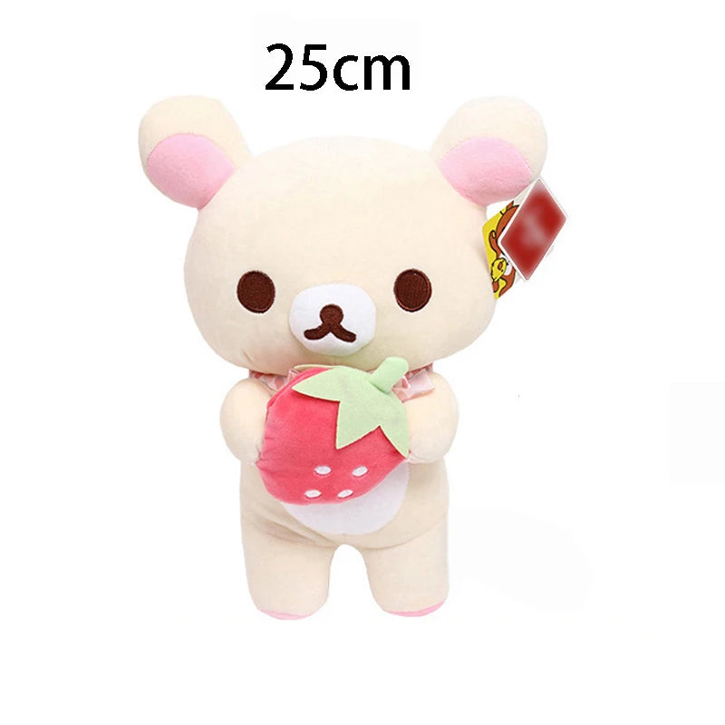 48cm Rilakkuma Plush Teddy Bear Plushies Lovely Animal Kuma Stuffed Doll Kawaii Room Deocr Toys Hobbies Festival Gift for Kids