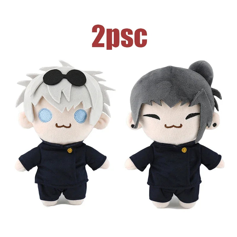 NEW 21cm Jujutsu Kaisen Hand Puppet Plush Toys Cute Soft Stuffed Gojo And Geto Pillow Dolls for Kids Birthday Gift Christmas